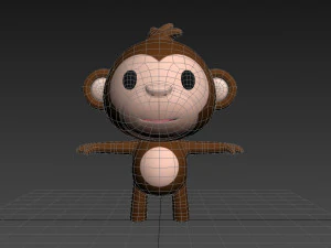 little monkey 3D Model