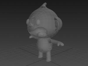 little monkey Model 3D