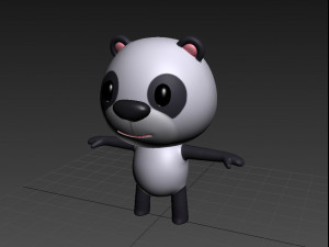 little panda 3D 모델