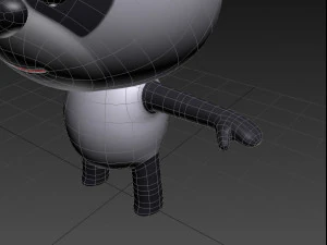 piccolo panda Modello 3D