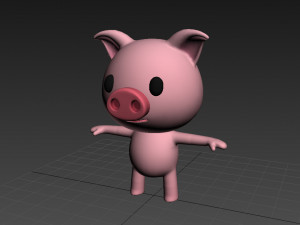 little pig 3D Model