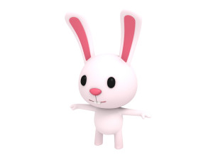 little rabbit Modello 3D