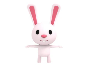 little rabbit 3D Model