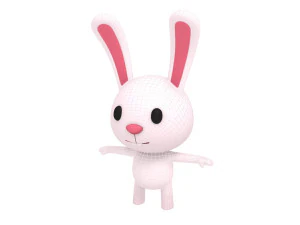 little rabbit 3D Model