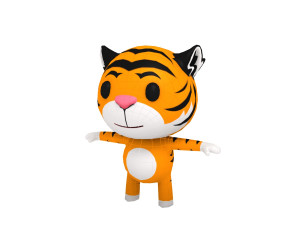 little tiger 3D Модель