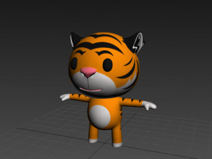 little tiger 3D Модель