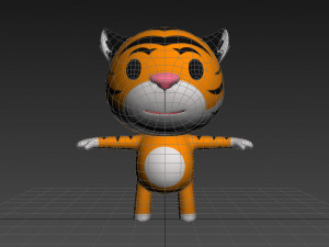 little tiger 3D Модель