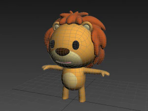 piccolo branco di animali Modello 3D