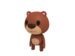 rigged bear 3D Model