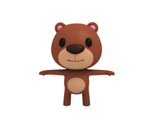 rigged bear 3D Model