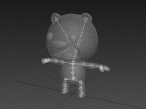 rigged bear 3D Model