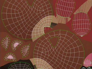 조작된 곰 3D 모델