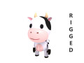 Rigged Cow Modèle 3D
