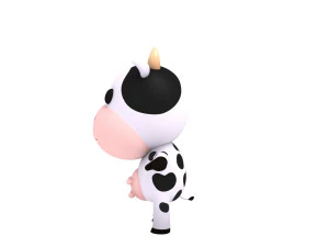 rigged cow 3D Model