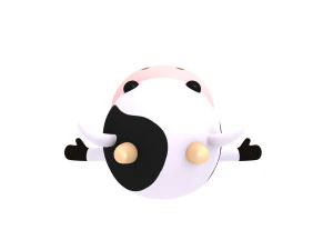 rigged cow 3D Model