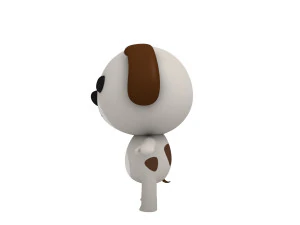 rigged dog 3D Model