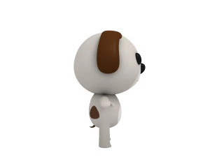 rigged dog 3D Model