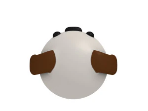 rigged dog 3D Model