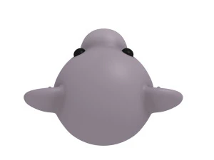 elefante truccato Modello 3D