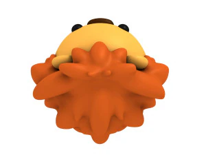 le&atilde;o manipulado Modelo 3D