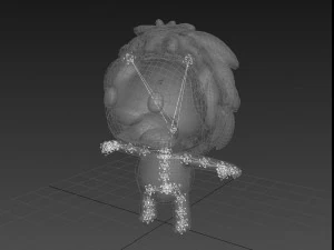 le&atilde;o manipulado Modelo 3D