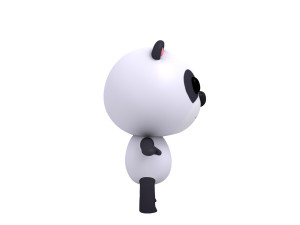 rigged panda Modelo 3D