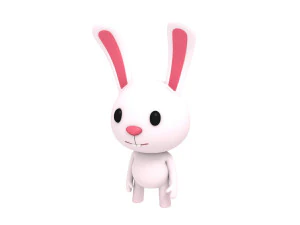 rigged rabbit 3D Model