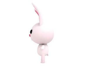 rigged rabbit 3D Модель
