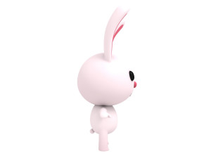 rigged rabbit 3D Модель