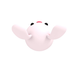 rigged rabbit 3D Модель