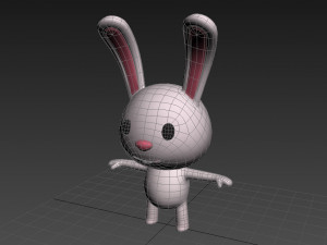 rigged rabbit 3D Модель