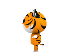 rigged tiger 3D Model