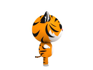rigged tiger 3D Model