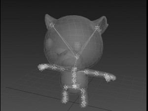 rigged tiger 3Dモデル