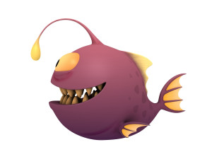 angler fish 3D Model