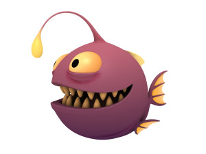 angler fish 3D Model