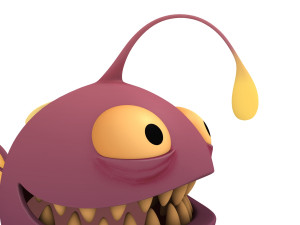 angler fish 3D Model