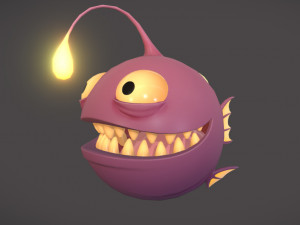 angler fish 3D Model