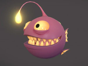 angler fish 3D Model