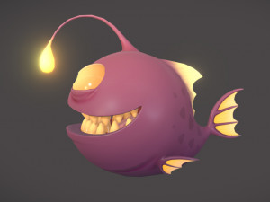 angler fish 3D Model