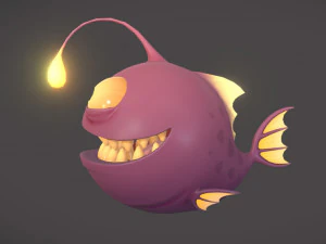 angler fish 3D Model