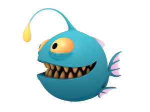 angler fish 3D Model
