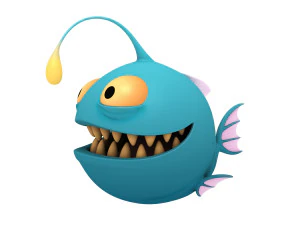 angler fish 3D Model