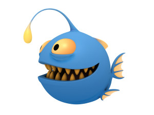 angler fish 3D Model