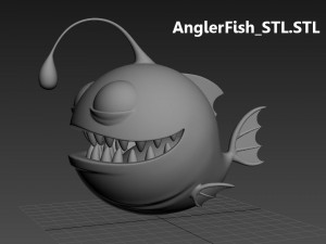 angler fish 3D Model