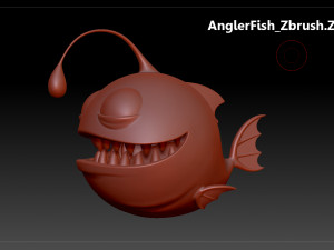 angler fish 3D Model