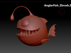 angler fish 3D Model