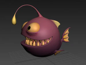 angler fish 3D Model