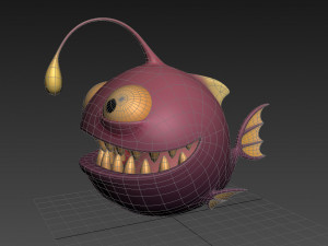 angler fish 3D Model