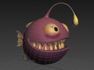 angler fish 3D Model